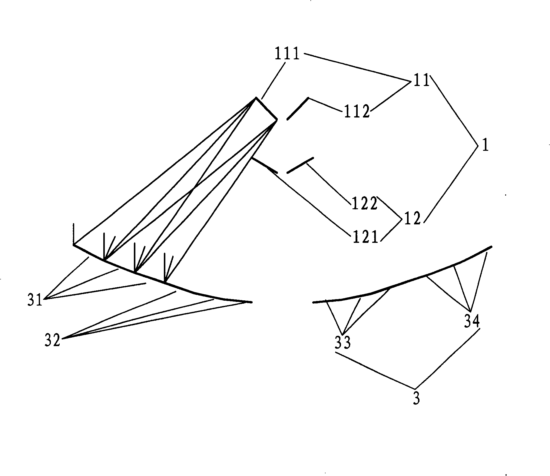 3D condenser of multilayer light-volt electric power generation