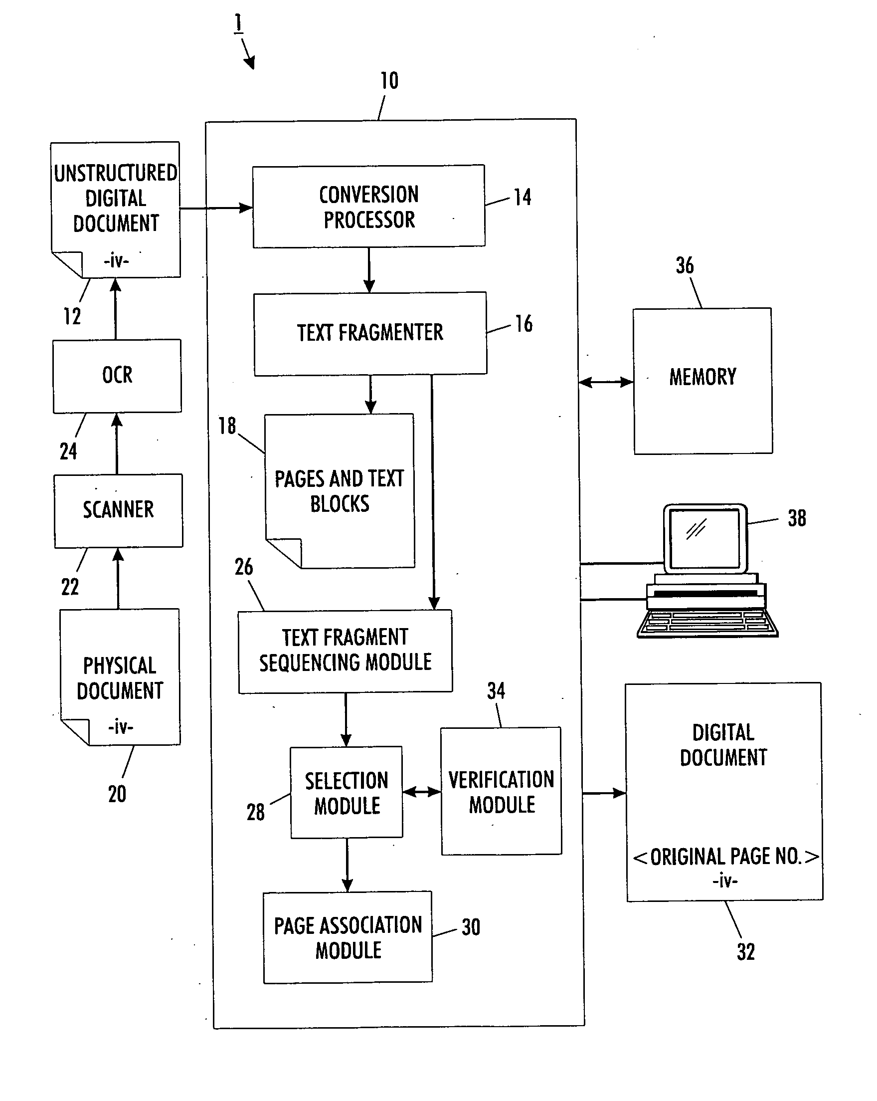 Versatile page number detector