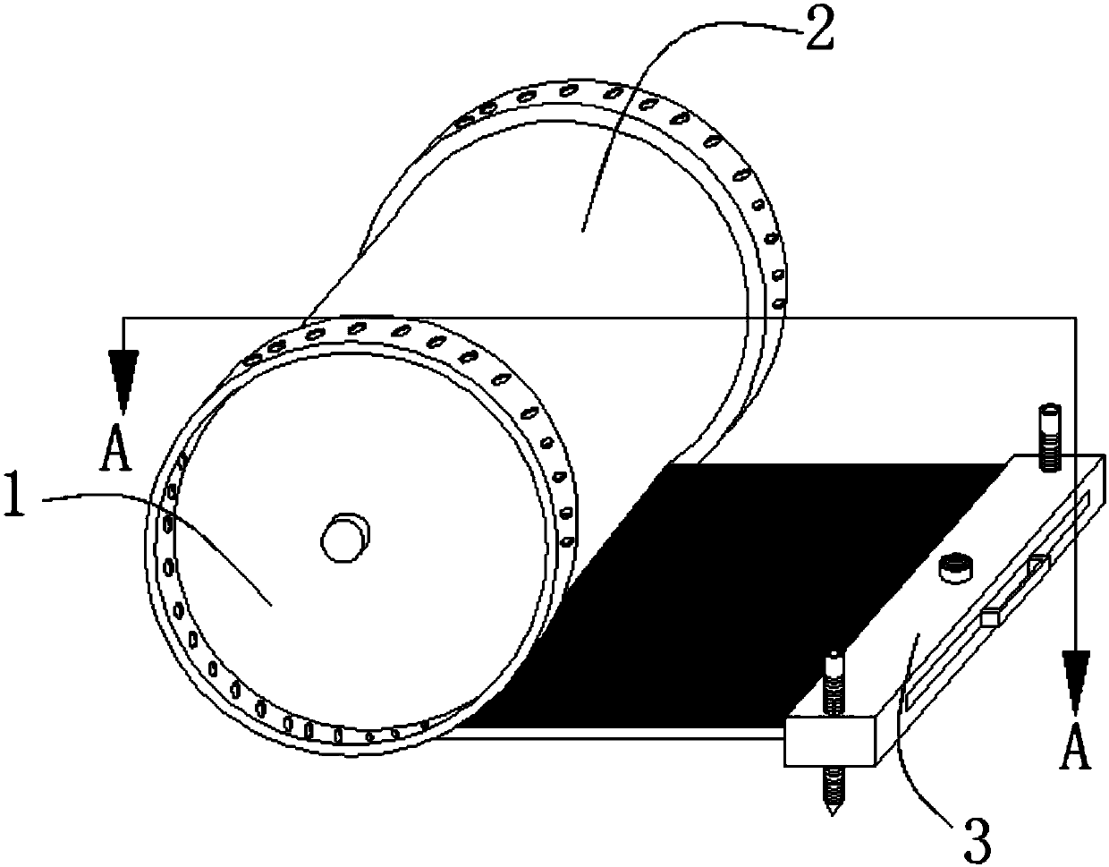 Water-saving device used for uniform watering of concrete