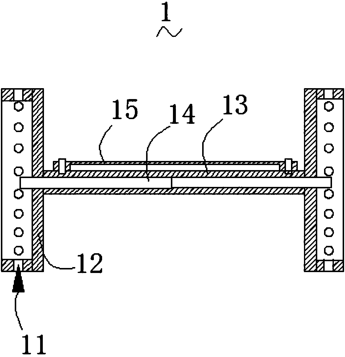 Water-saving device used for uniform watering of concrete