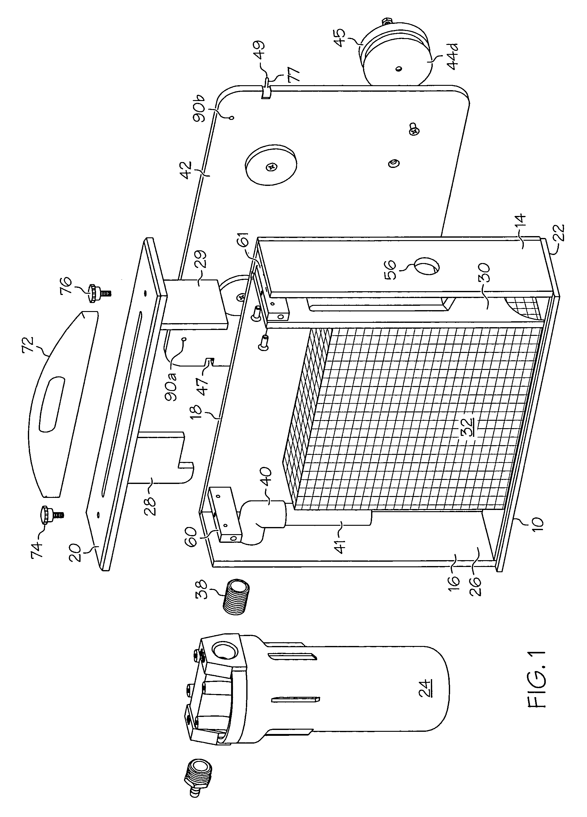 Oil water coalescing separator