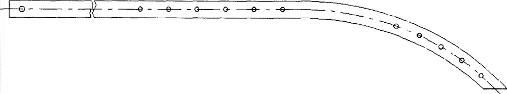 Push-off mode adjustable cantilever of overhead contact line equipment of electrified railway