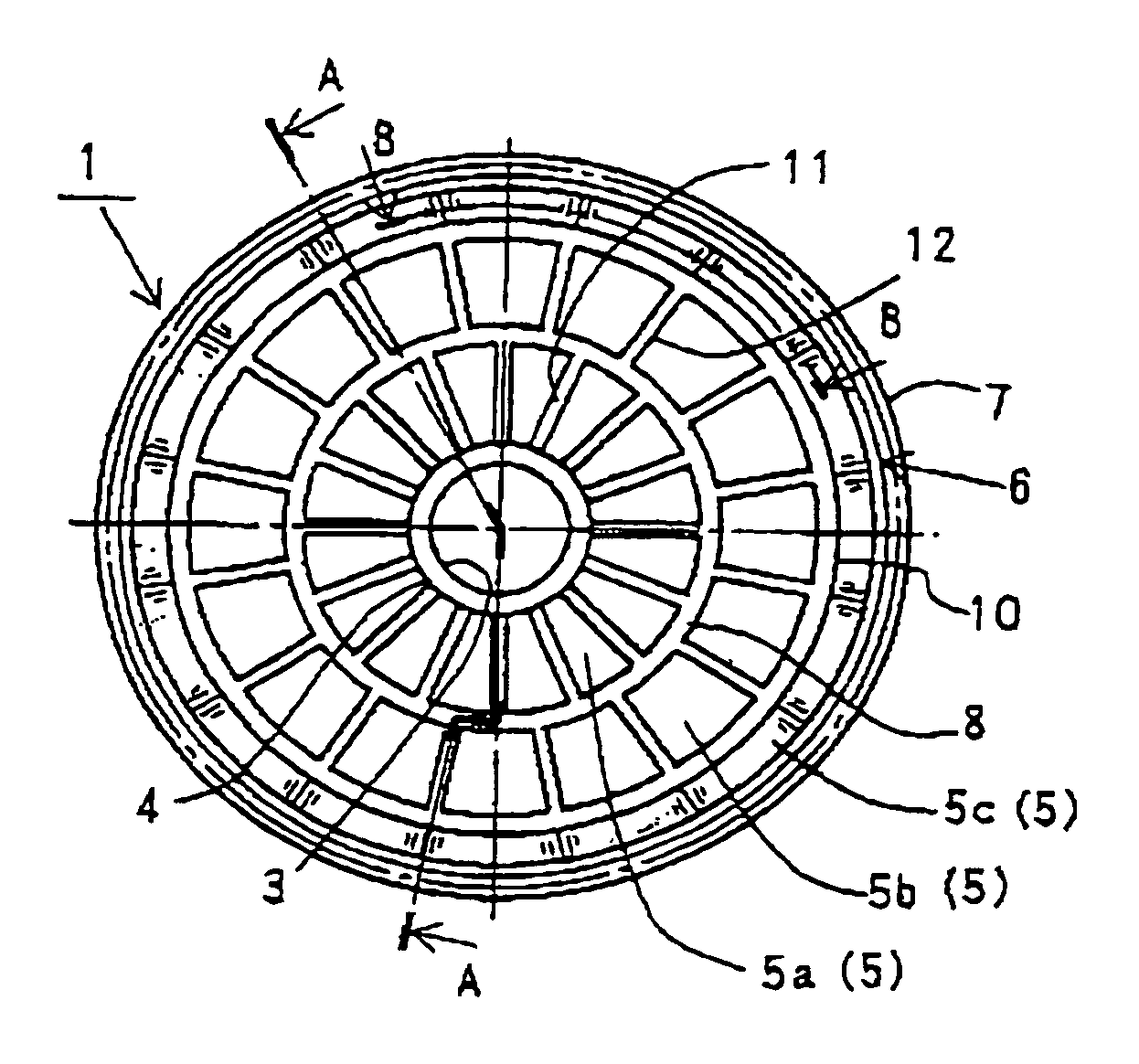 Gear made of resin, image-forming device, and rotation-transmitting means made of resin