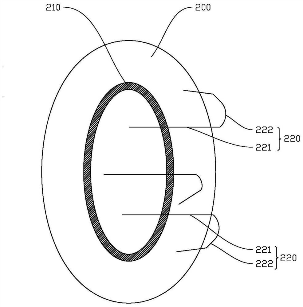 Temporary plugging device for side wall embedded pipe