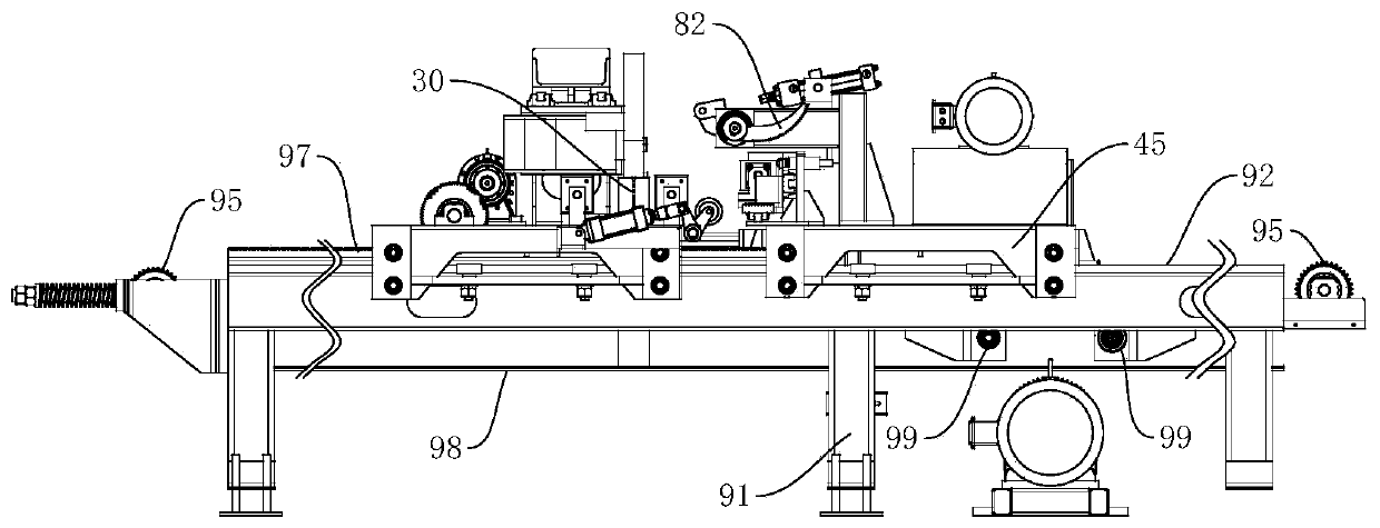 Aluminum profile single tractor