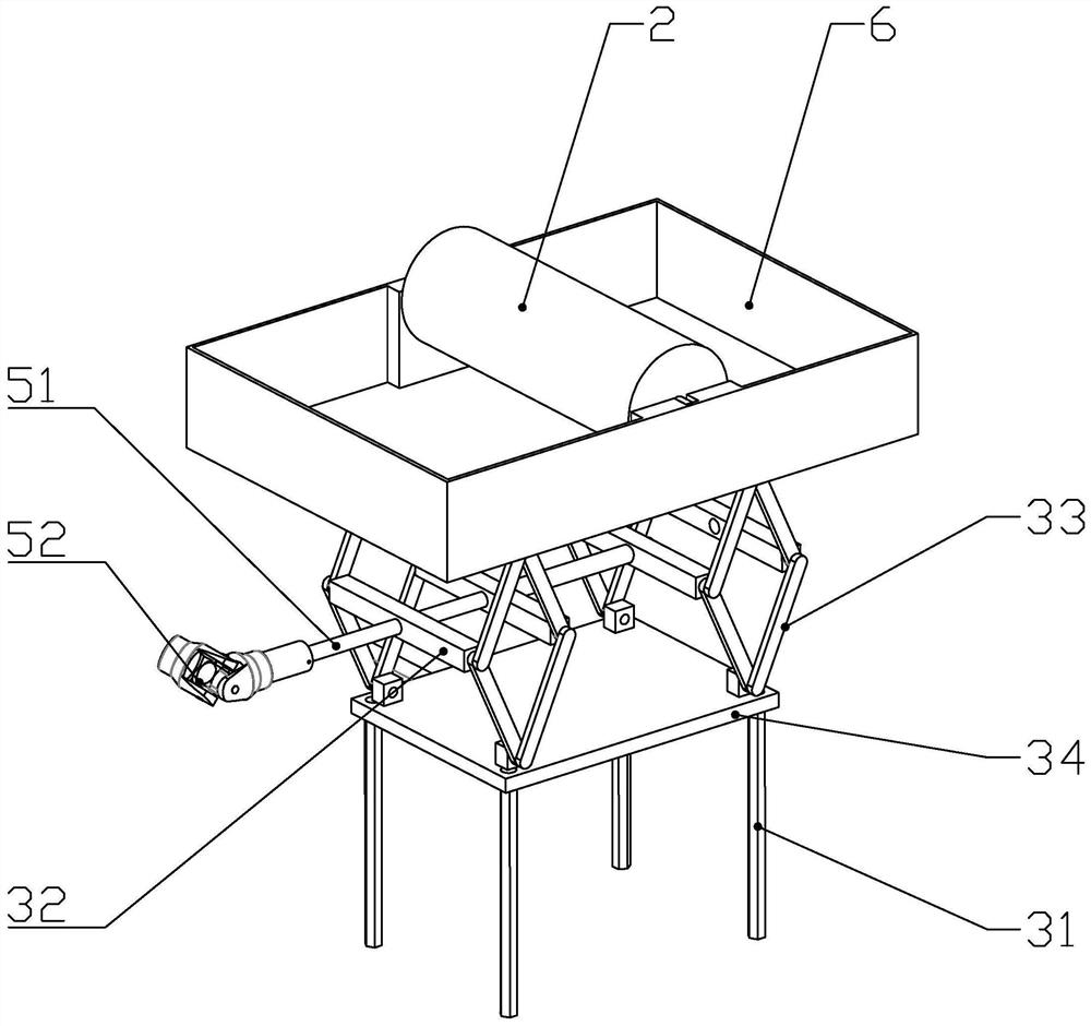 Quartz tube expanding device