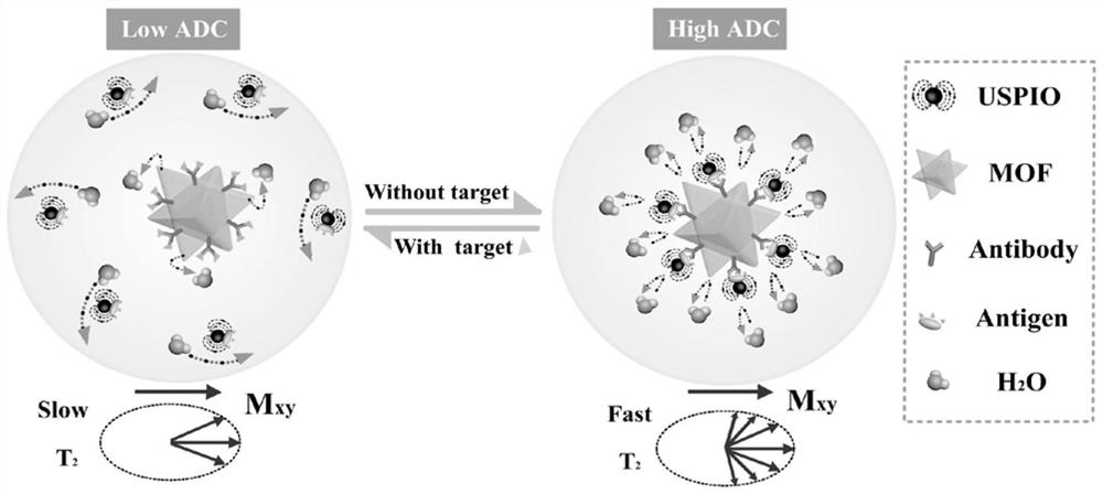 A kind of uspio-mof assembly body and its preparation method and application