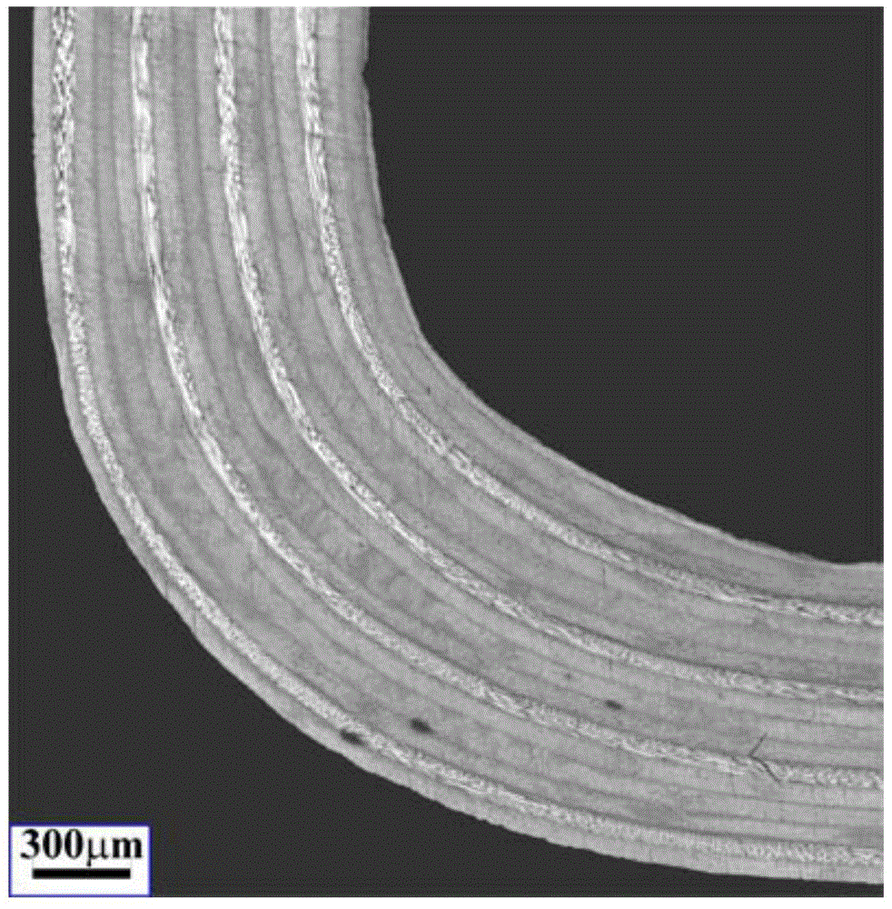 Fiber-reinforced-plastic composite material R region ultrasonic inspection model establishing method