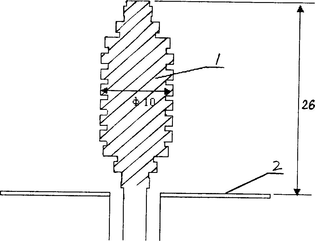 Superwide band single polar antenna