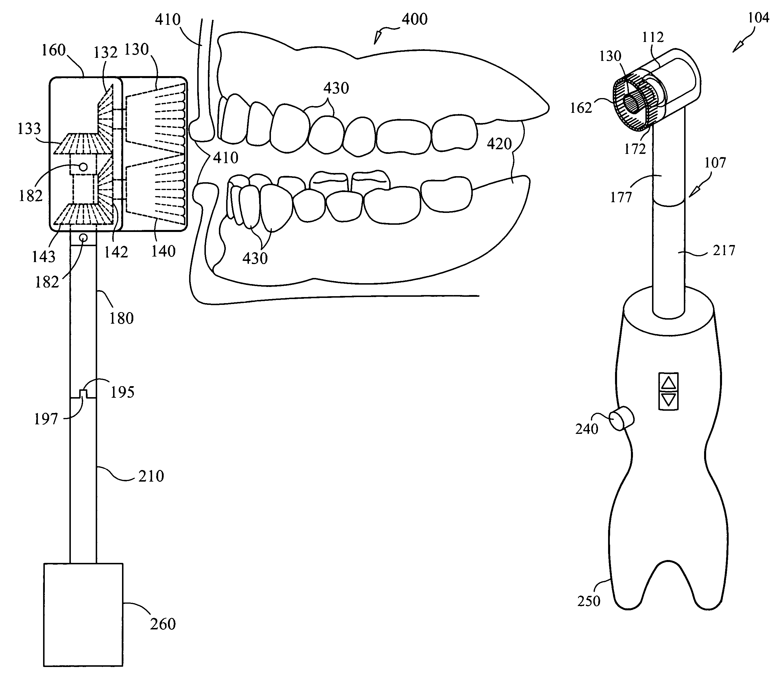 Variable speed tooth polishing system