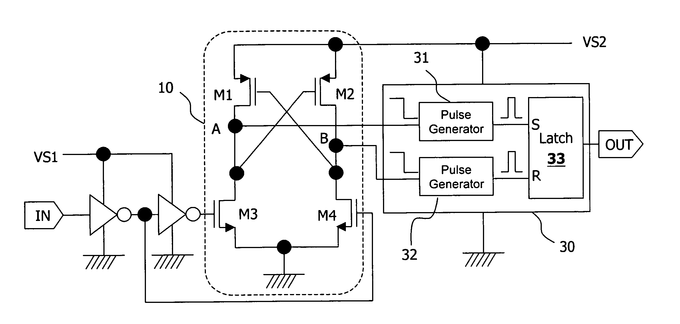 Level shift circuit and method for the same