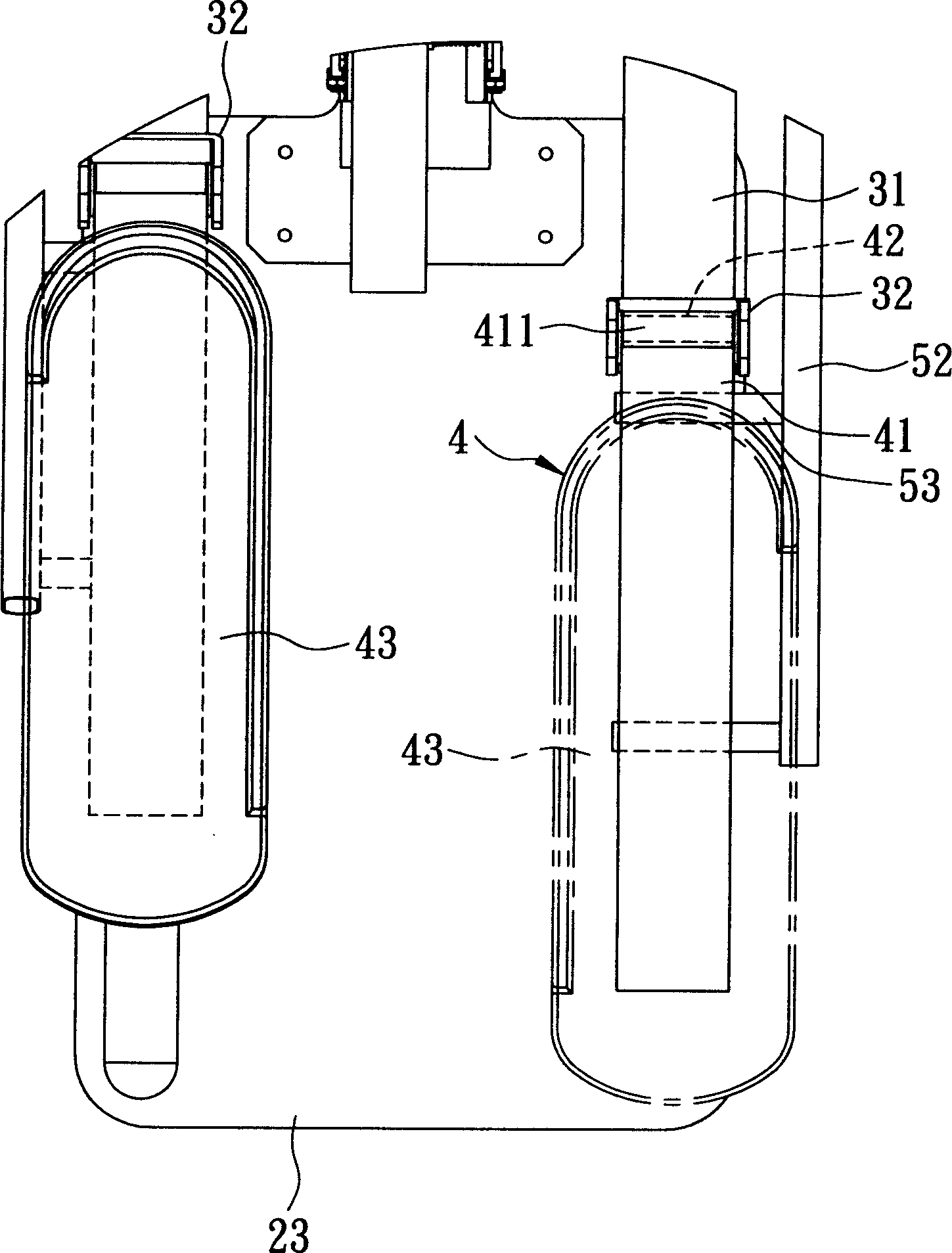 Ellipse track machine