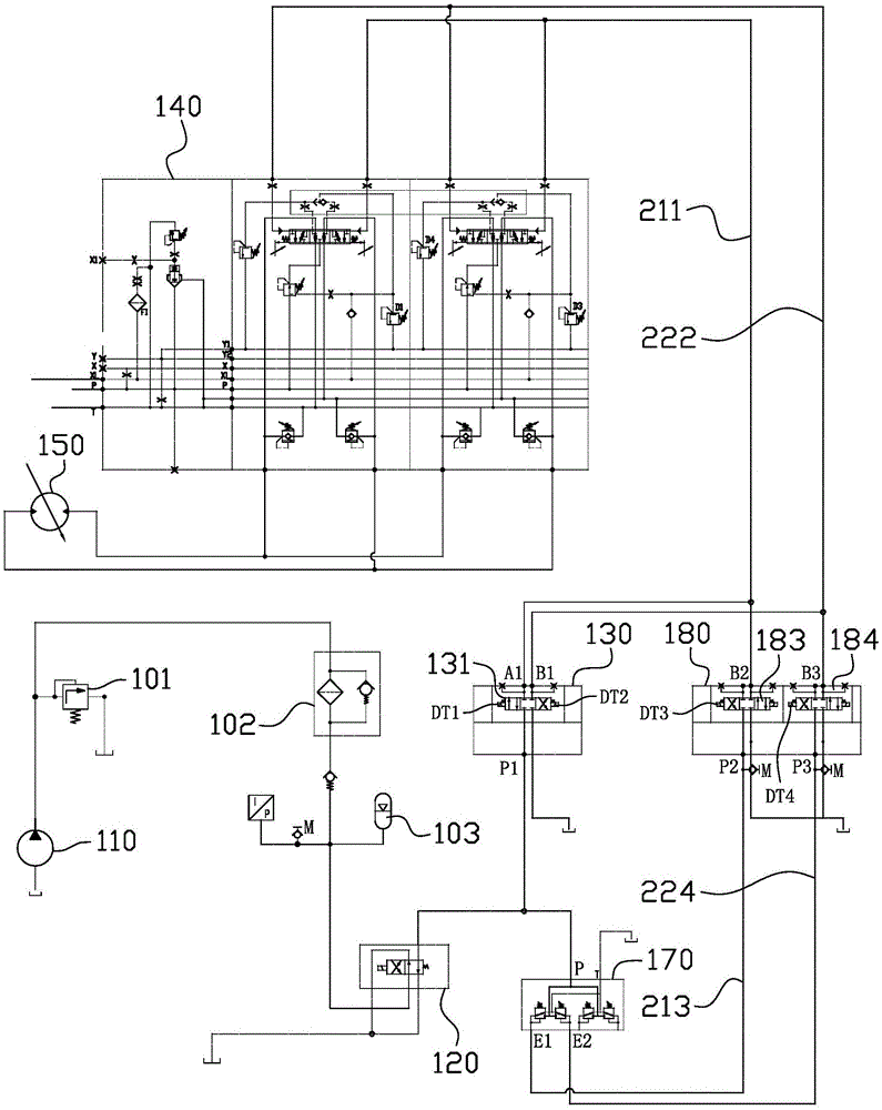 Control system having automatic earth shaking function and rotary drilling rig