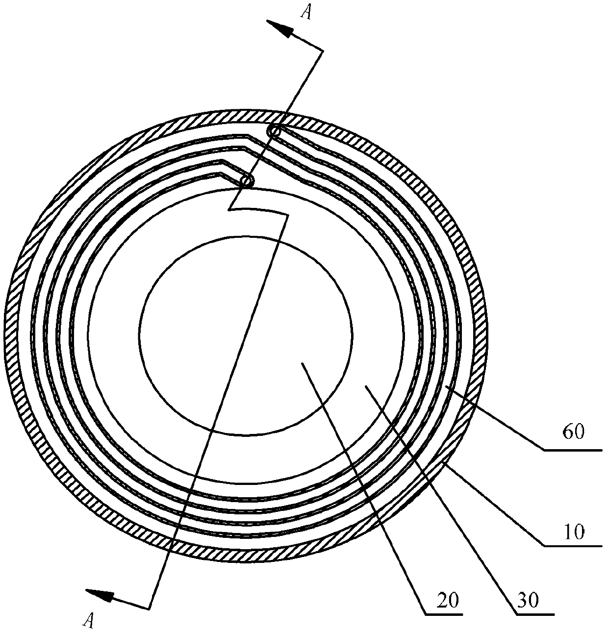 Combustion nozzle and coal gasification furnace