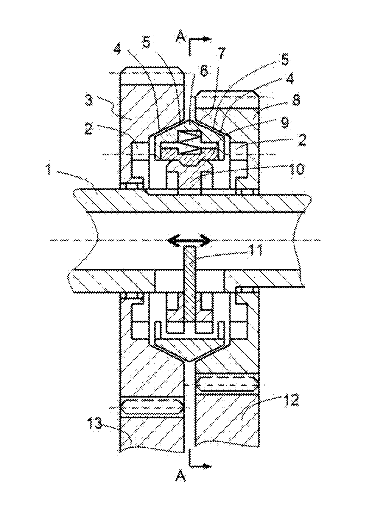 Built-in synchronizer and shift control mechanism thereof