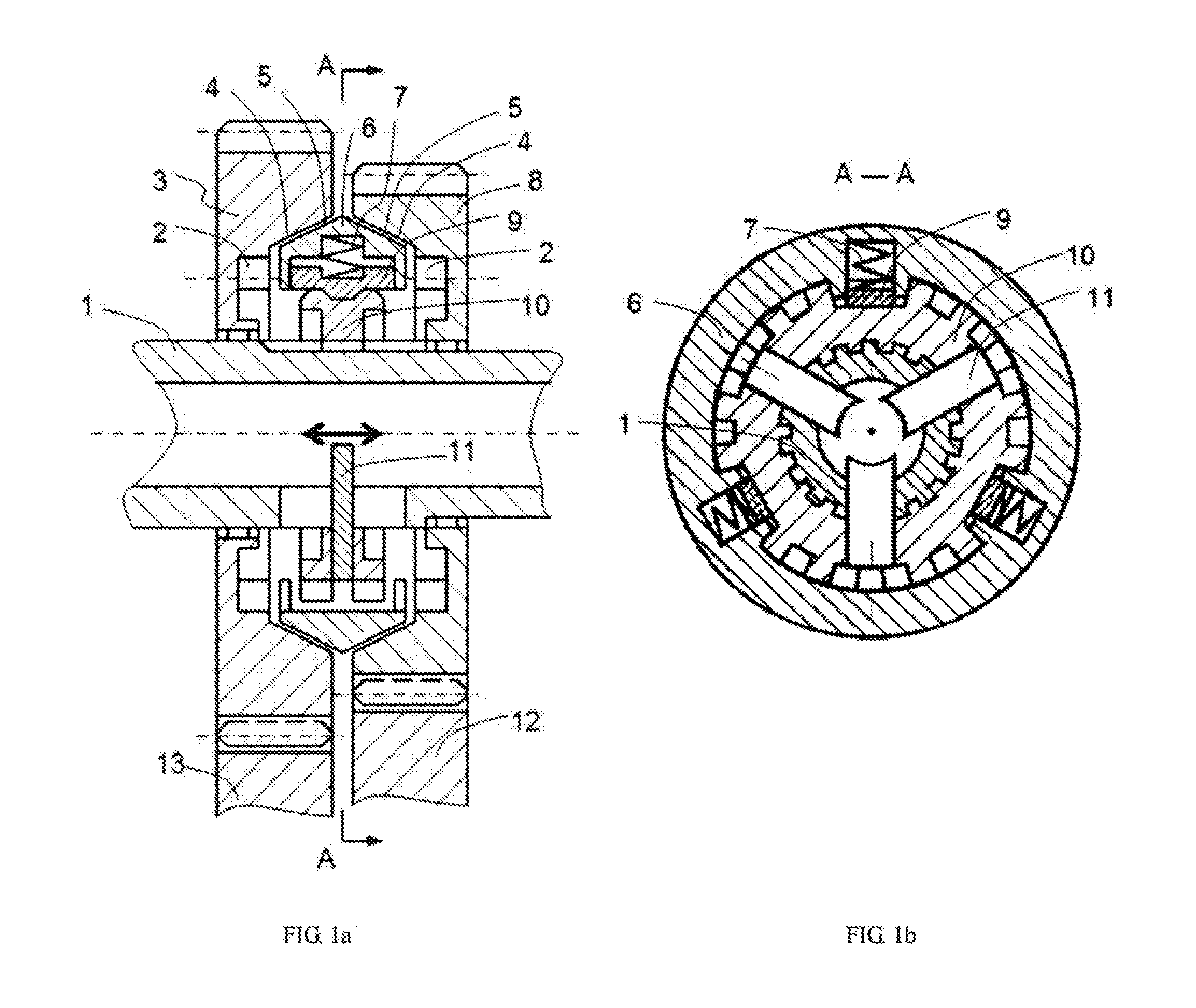 Built-in synchronizer and shift control mechanism thereof