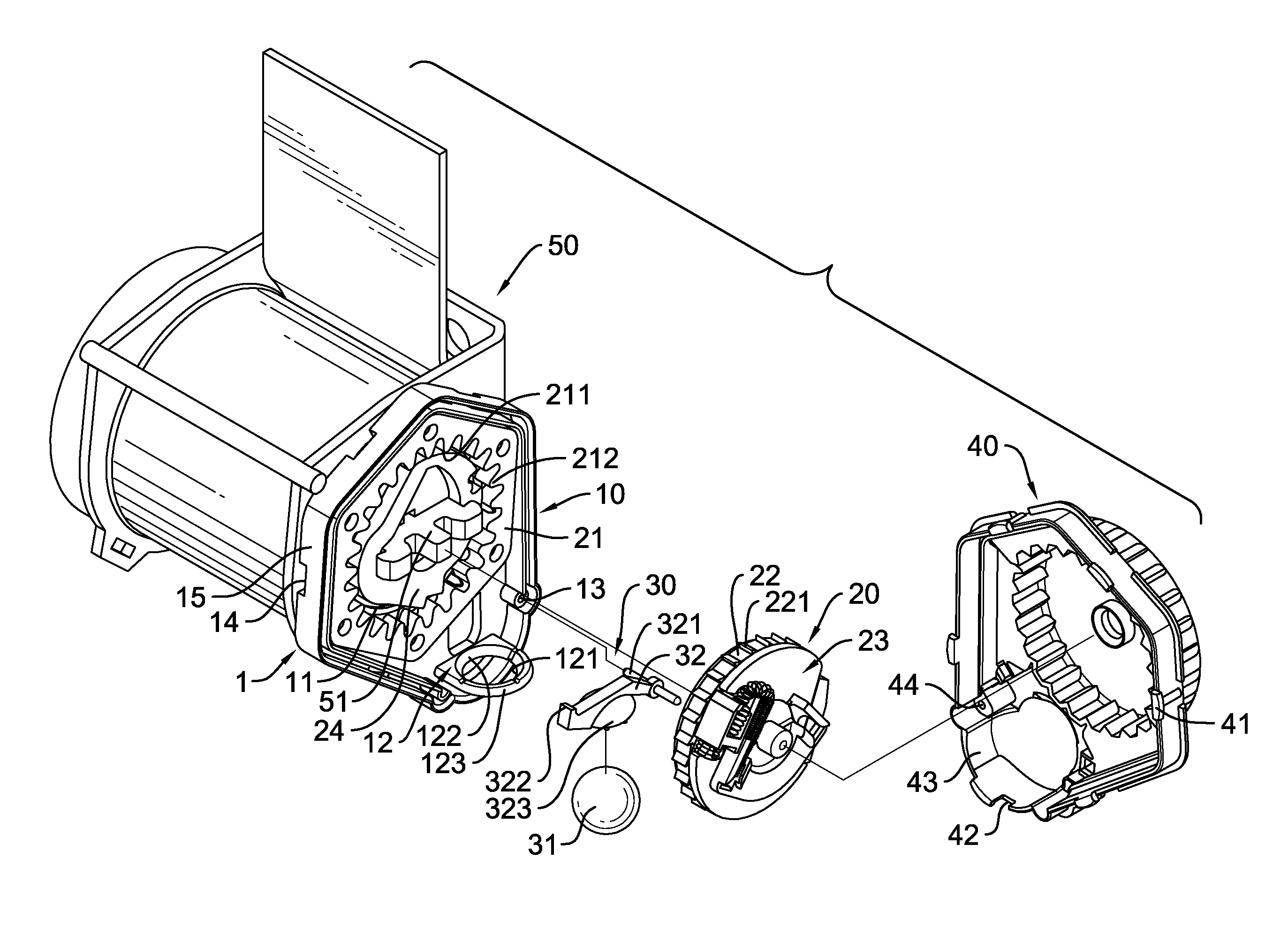 Locking mechanism for a seat belt