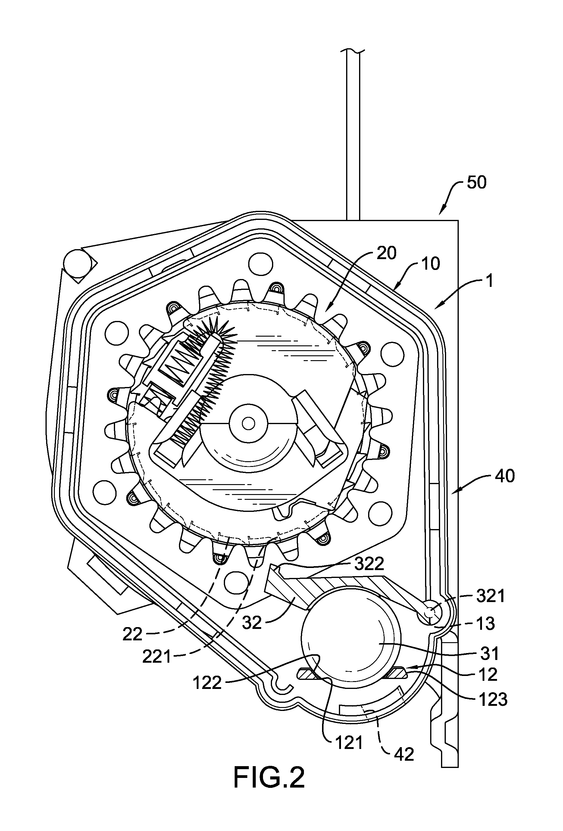 Locking mechanism for a seat belt