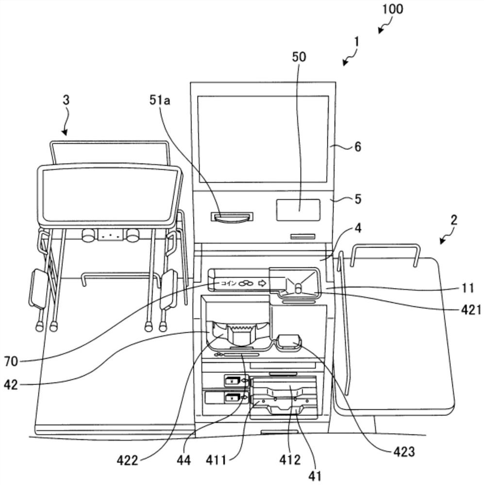 Money payment device, settlement device and control method