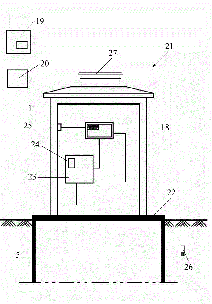 Farmland surface water management and control system and fabrication method thereof as well as farmland surface water management and control/irrigation and drainage method