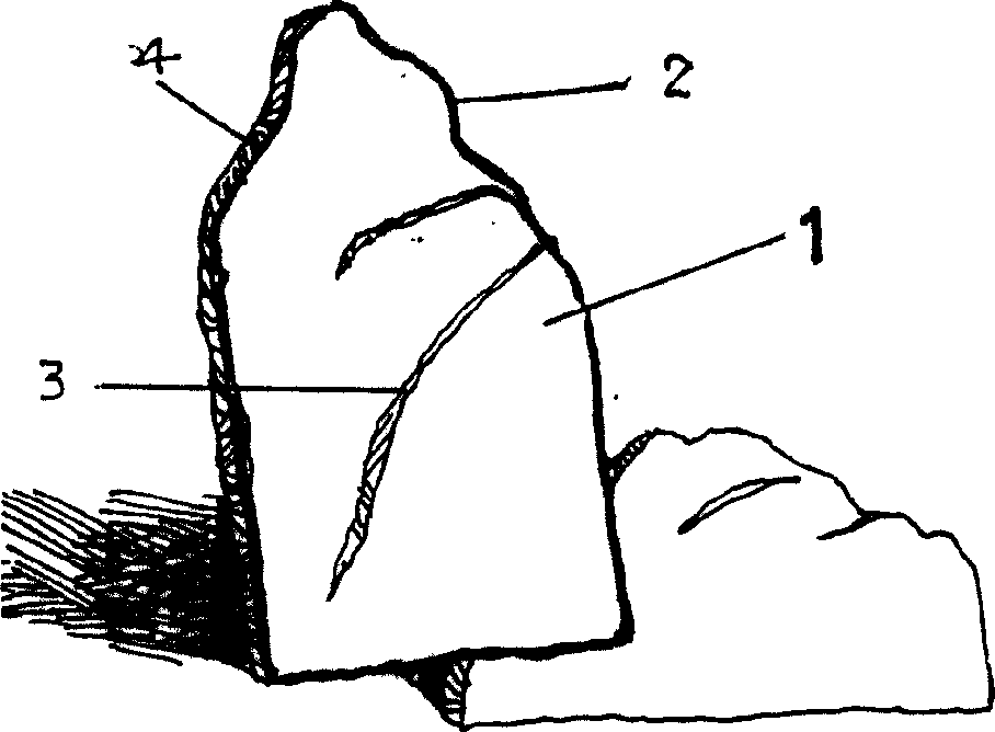 Fabricating technique for producing artificial craft oil painting stone