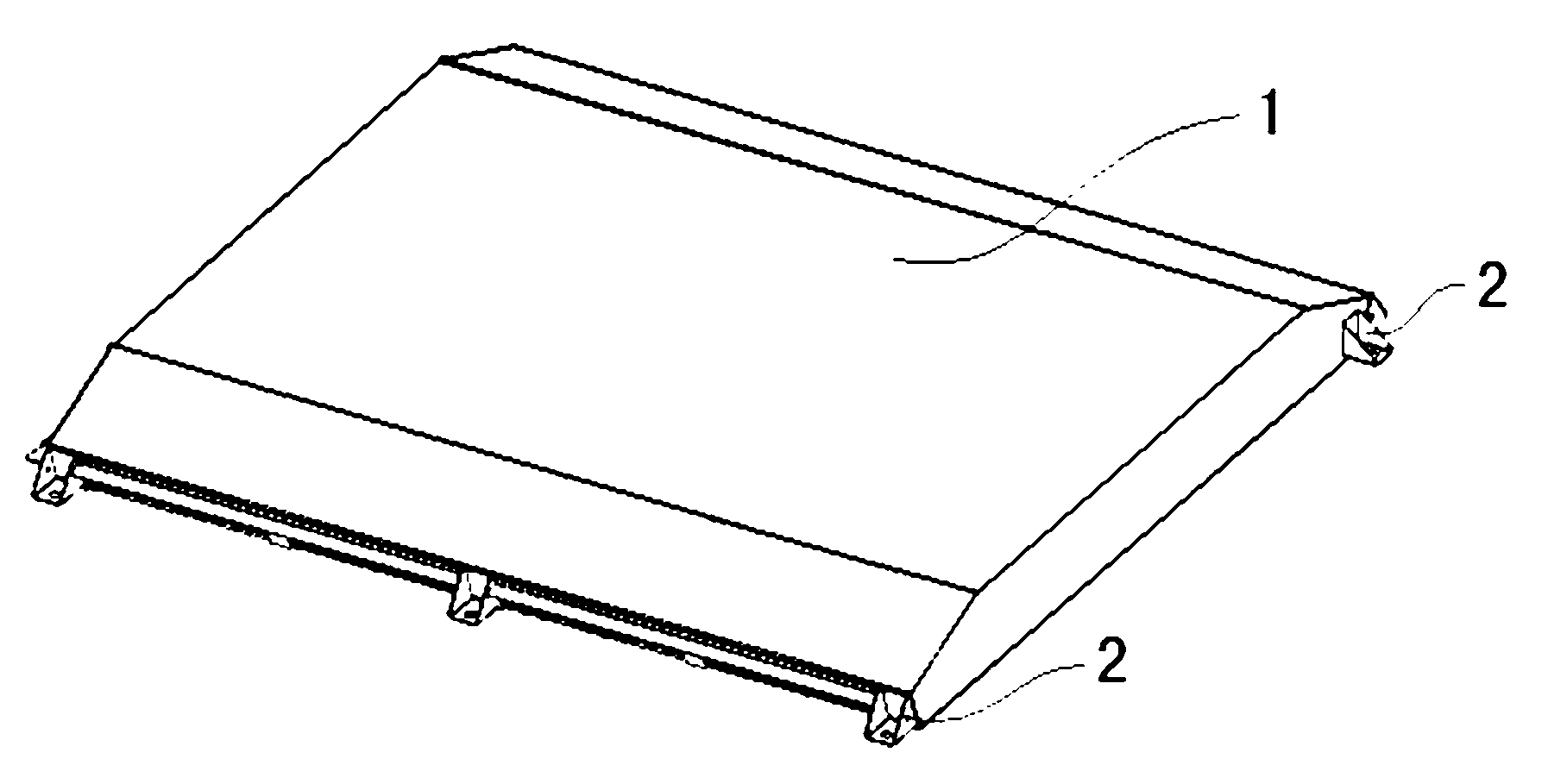 Rail train exhaust emission device