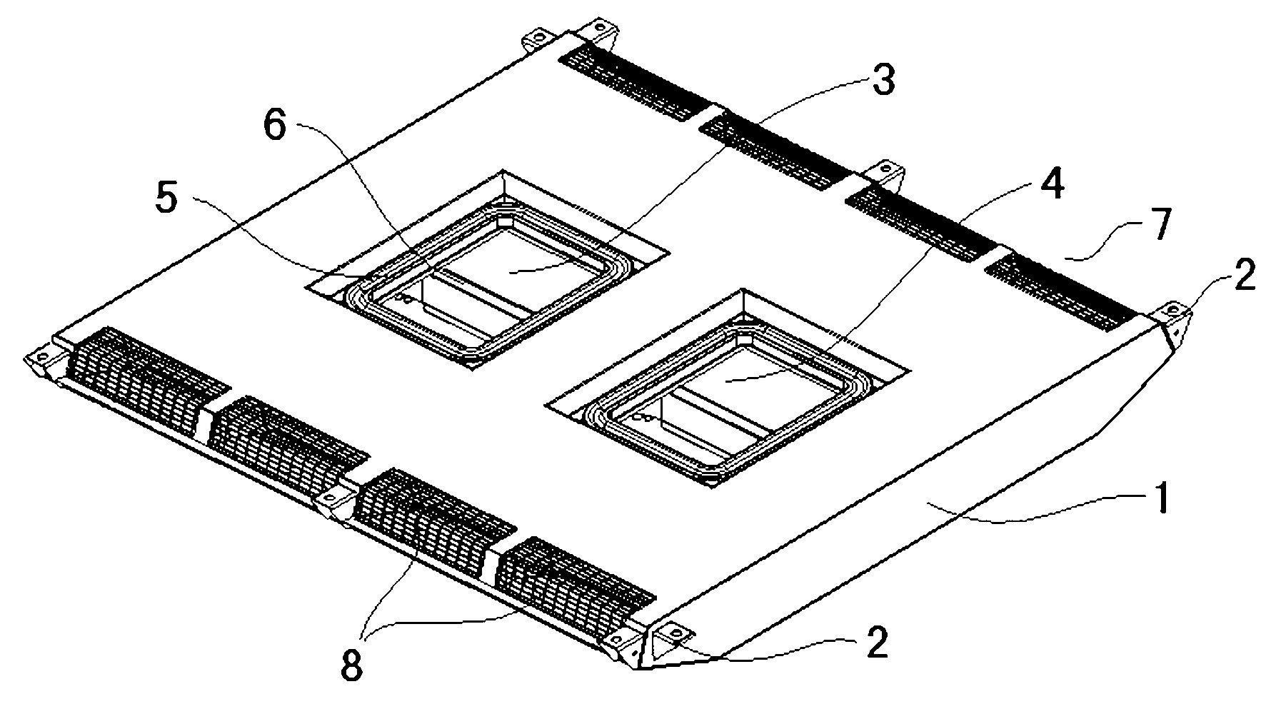 Rail train exhaust emission device