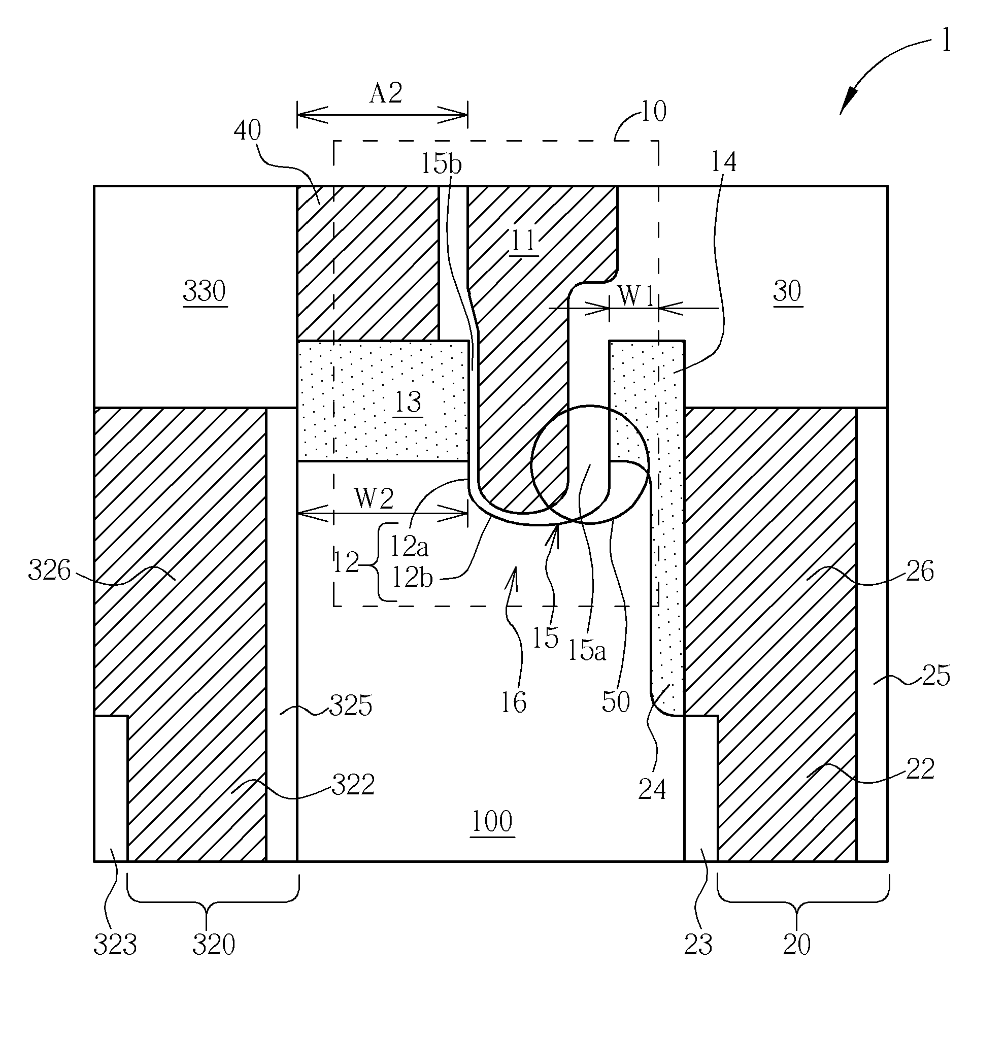 Recessed-gate transistor device having a dielectric layer with multi thicknesses and method of making the same