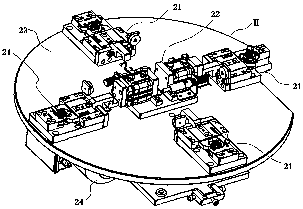 Automobile camshaft press-mounting machine