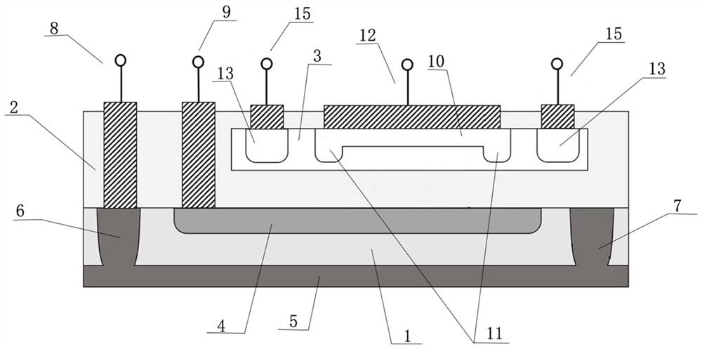 Reverse-biased silicon light emitting soi photoelectric isolator, integrated circuit and manufacturing method thereof