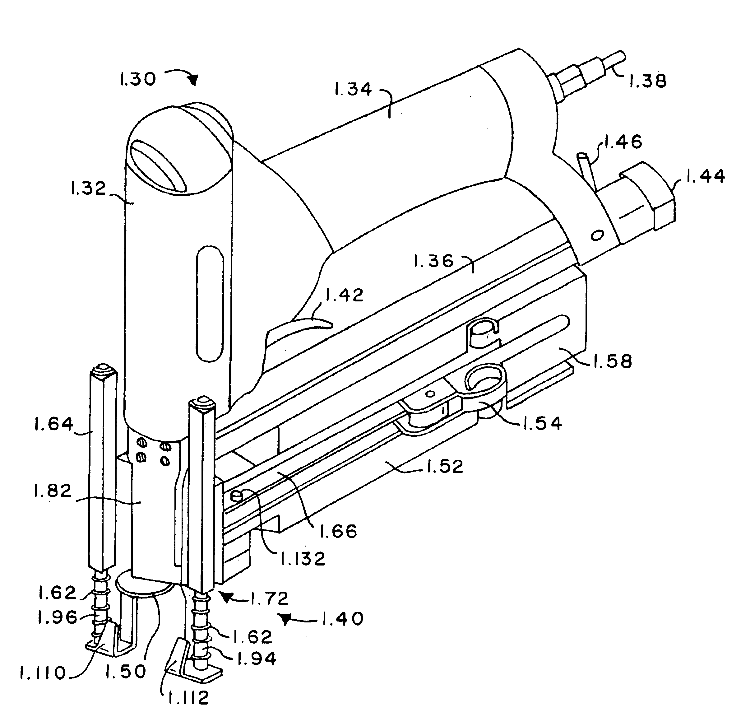 Cap feeding apparatus for a fastener gun