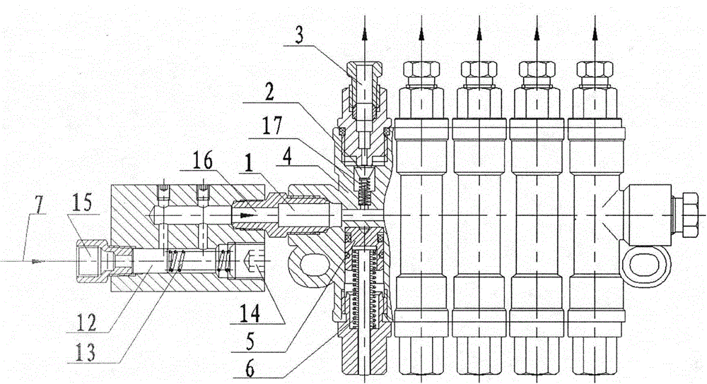 Volumetric distributor with depressurizing function