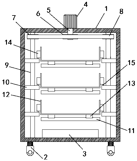 Electric power department stock material management device based on radio frequency identification technology