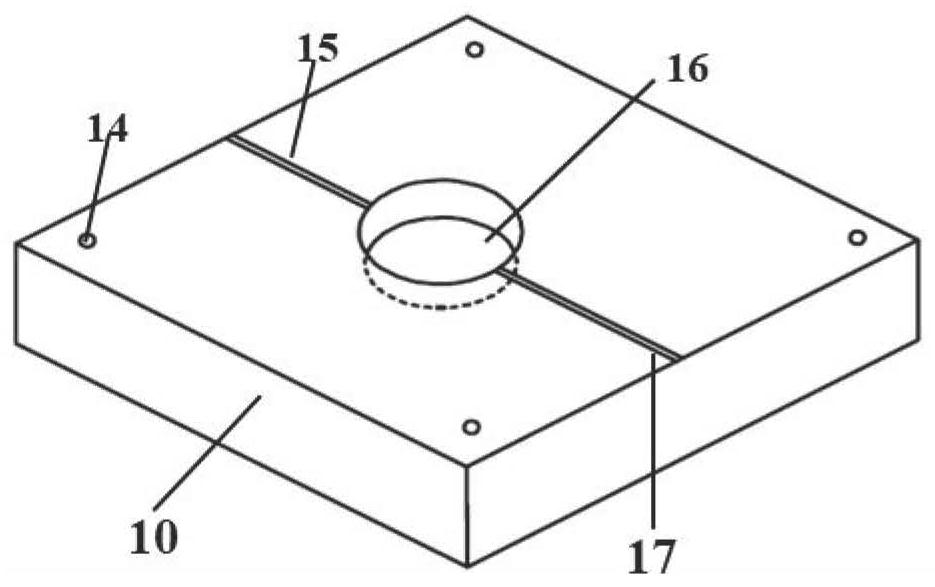 A kind of bentonite block single joint healing effect testing device and method