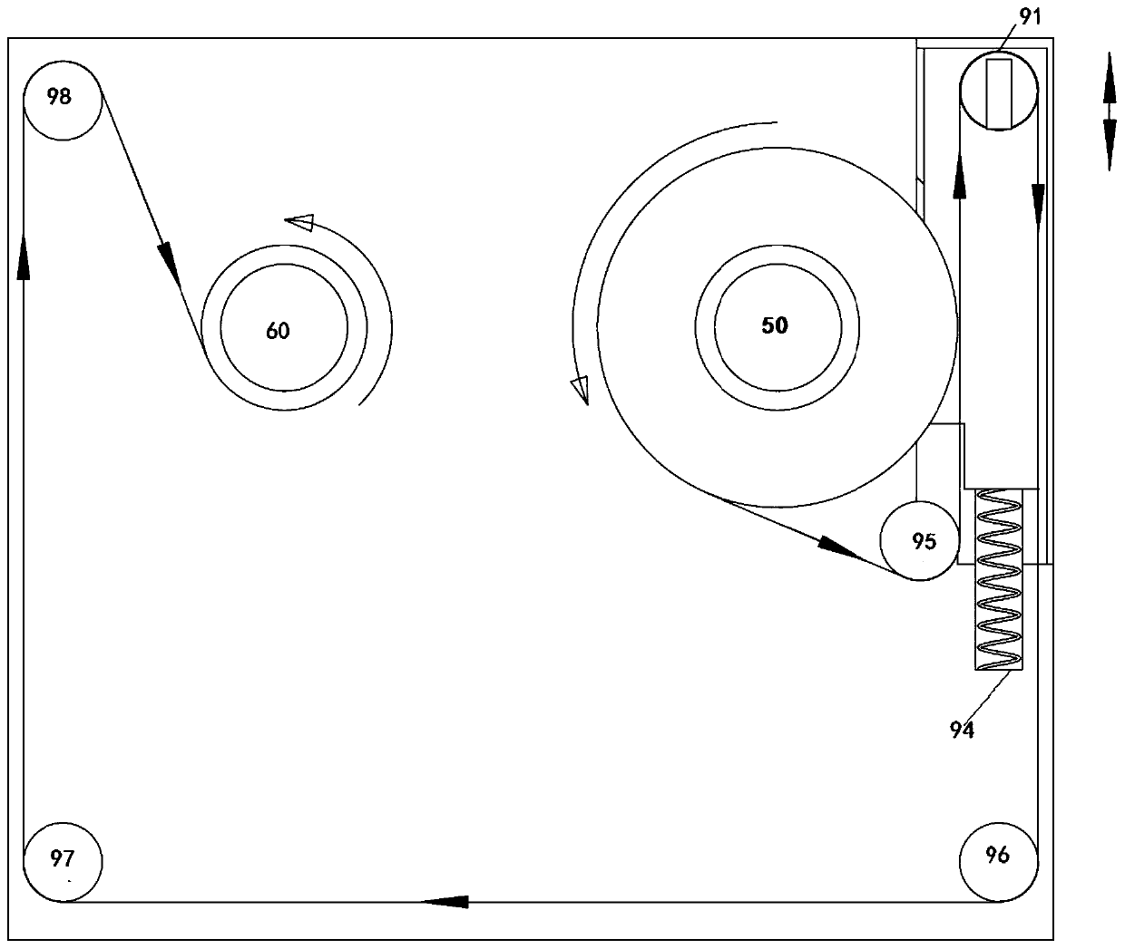 Thermal transfer printing coding machine and motor rotating speed control method and device thereof