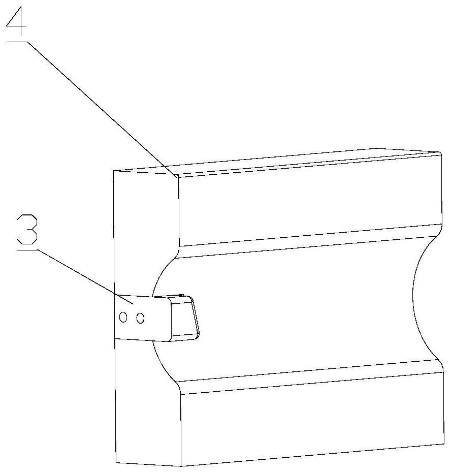 Empennage stable shelling armor-piercing projectile support and preparation method thereof