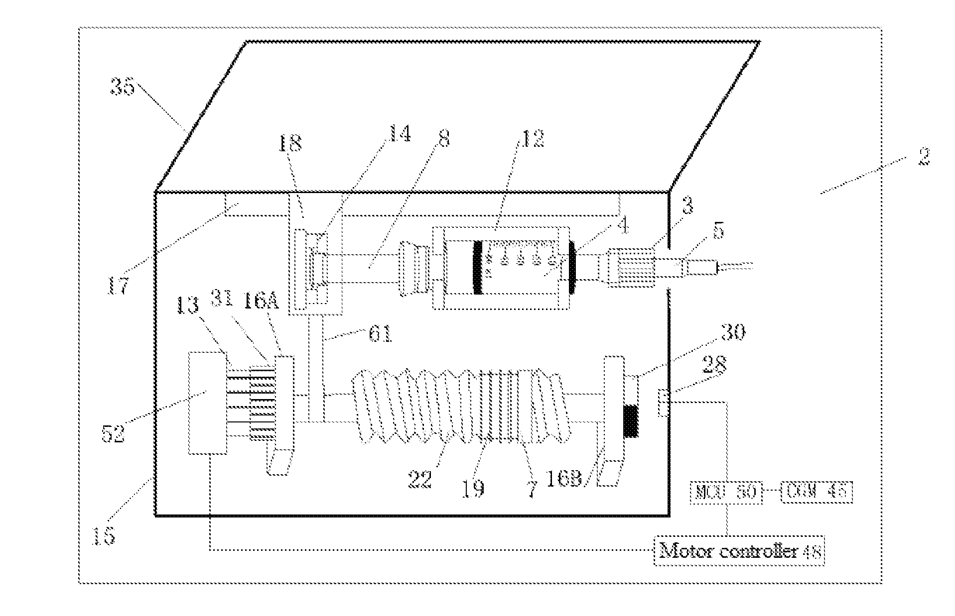 Mini lead screw pump utilizing a magnetoresistive sensor and manufacturing method thereof