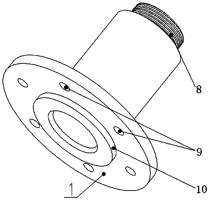 Flywheel low-temperature welding vacuum seal device