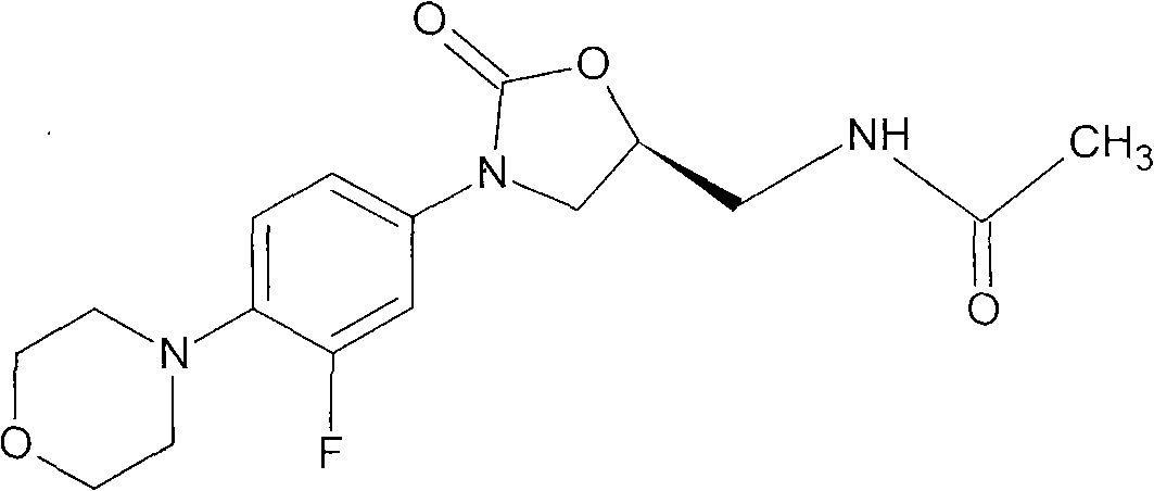 New crystal form of linezolid and preparation method and application thereof