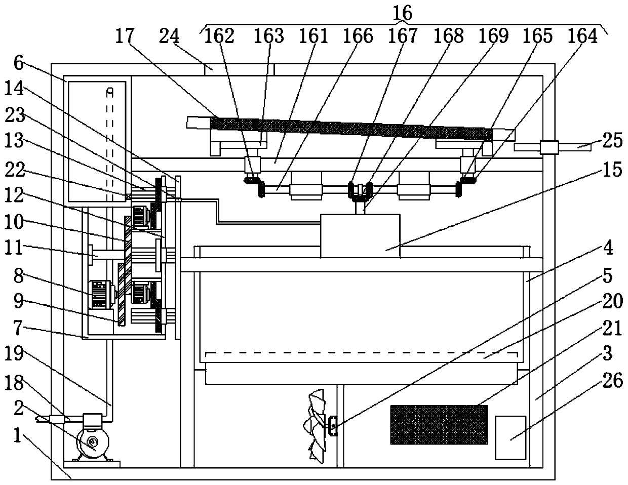 High-frequency vibrating screen for mobile crusher