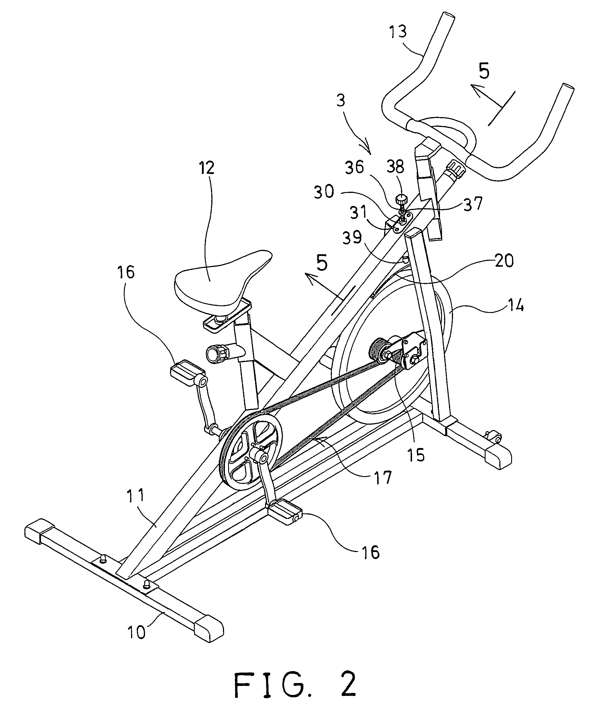 Exerciser having magnetic retarding device