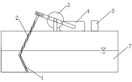 Rocking plate type regular wave and irregular wave maker