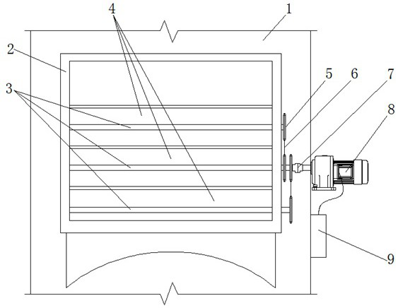 Desulfurizing tower air inlet device