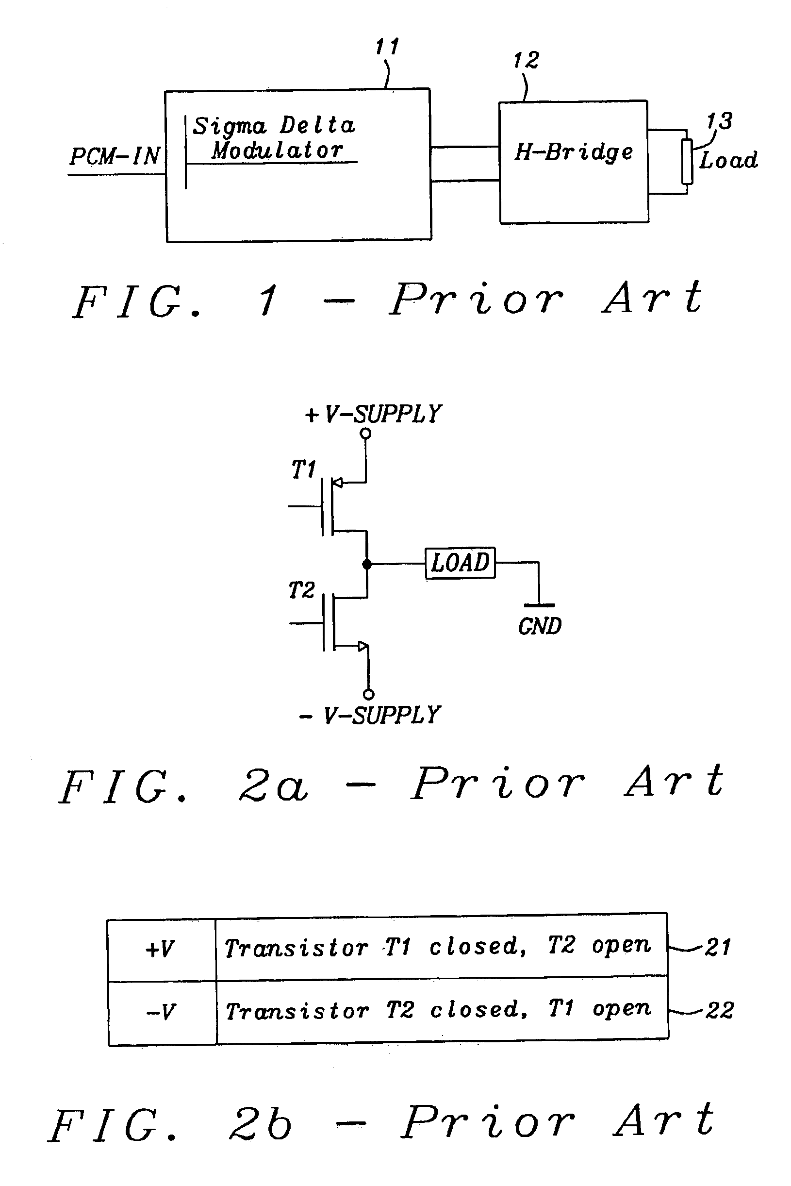 Multi-level Class-D amplifier by means of 2 physical layers