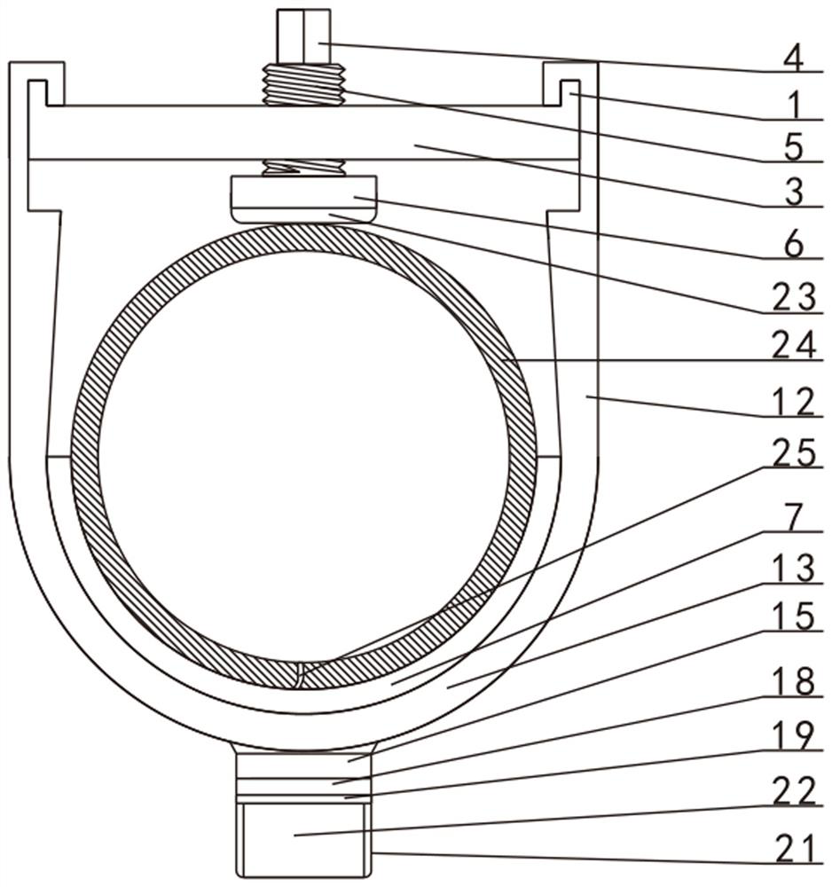 Self-pressure-relief pipeline leakage repairing device