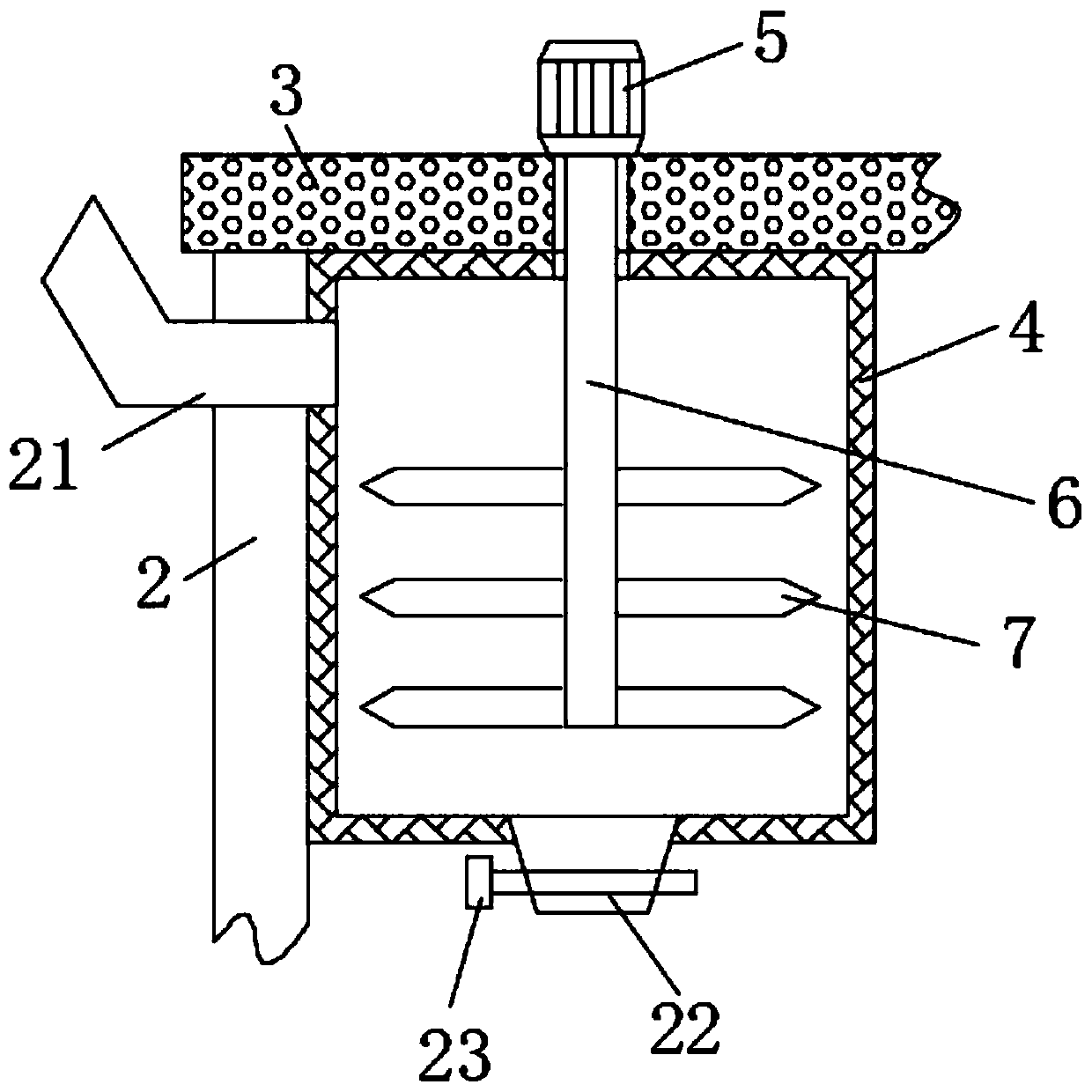 Extraction device and method for hibiseu manihot polysaccharide