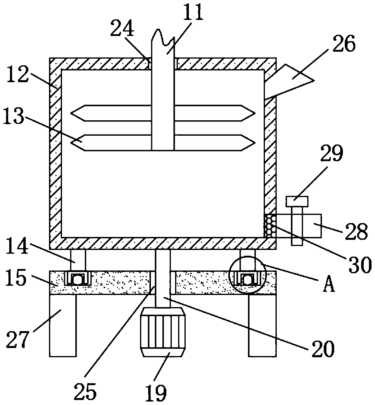 Extraction device and method for hibiseu manihot polysaccharide