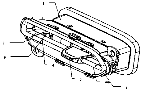 Automobile instrument board air outlet structure