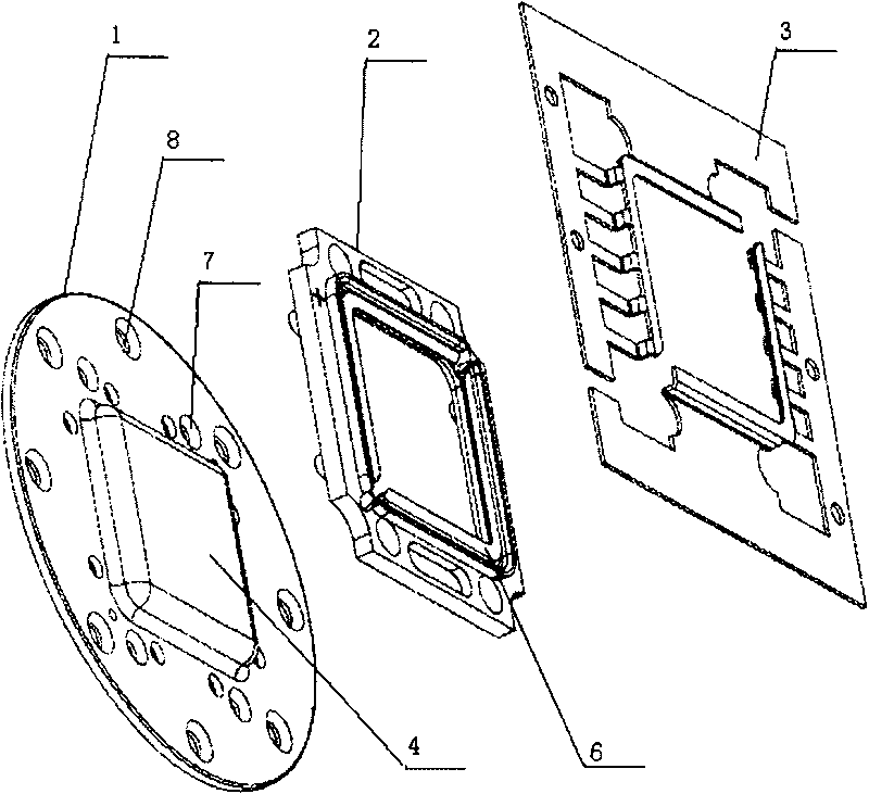 Packing baseplate for LED light source