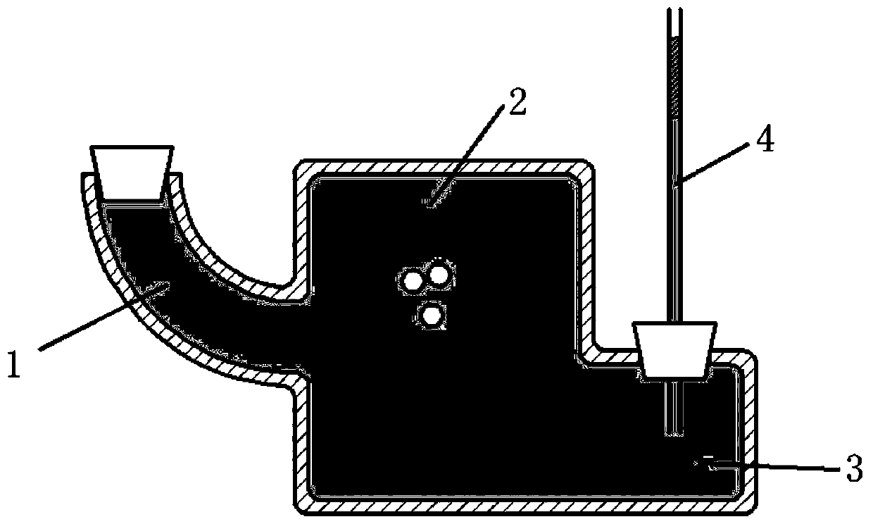 System for measuring volume of cavitation gas generated by ultra-short pulse laser induction